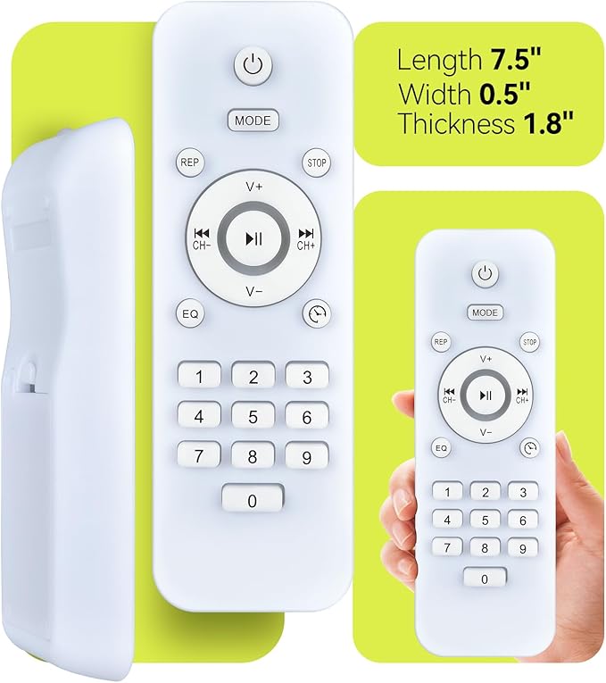 RYQIF Replacement Remote Control for KLlM Boombox B4 KBB4W2 CD Player Portable Audio System