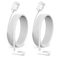 Flexible Cat 6A Ethernet Cable 270° Up Angled 10 Feet 2Pack, 10Gbps High-Speed by DUTEVOLNS