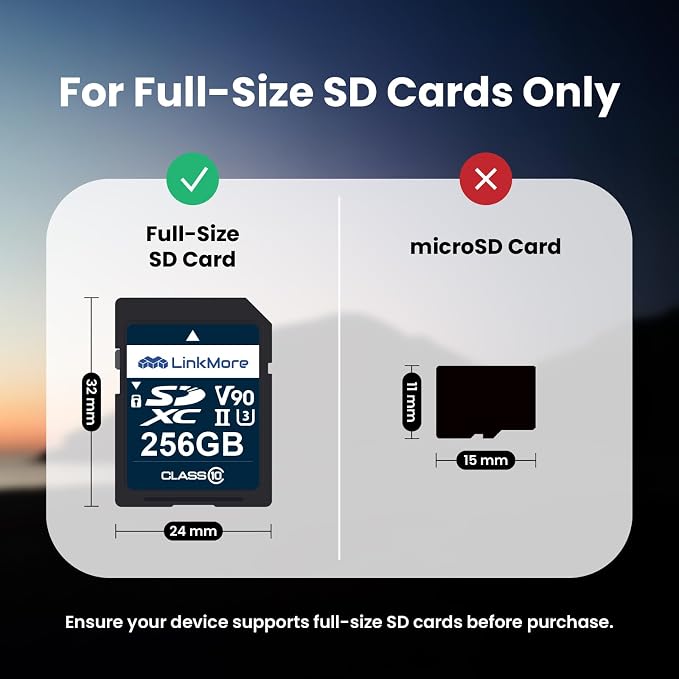 LinkMore XV29 256GB SDXC UHS-II Card UHS-II SD Card, SD Card - Image 2