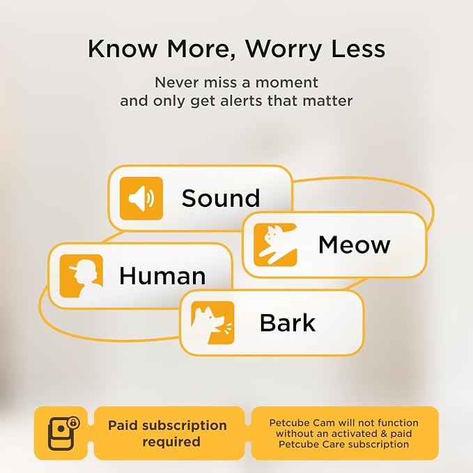 Petcube Cam and Care Coverage Subscription | Indoor Wi-Fi Pet and Security - Image 5