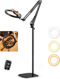 Ring Light with Stand Tripod for iPhone – Evershop 10” Overhead Camera Mount by Evershop