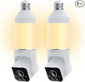 WYZE Bulb Cam Security Camera, 2K HD Outdoor Light Bulb Camera, Color Night by WYZE