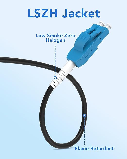 50M Uniboot Armored LC to LC Single Mode Fiber Patch Cable，OS2 Outdoor Fiber - Image 4