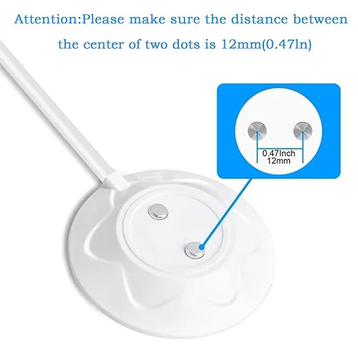 Magnetic Rose Charger, Standing Magnetic Charger USB Cable,Replacement Base Dock Station for Rose Only-12mm