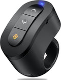 Presentation Clicker USB Rechargeable Powerpoint Clicker, Finger Ring RF 2.4GHz by DINOSTRIKE