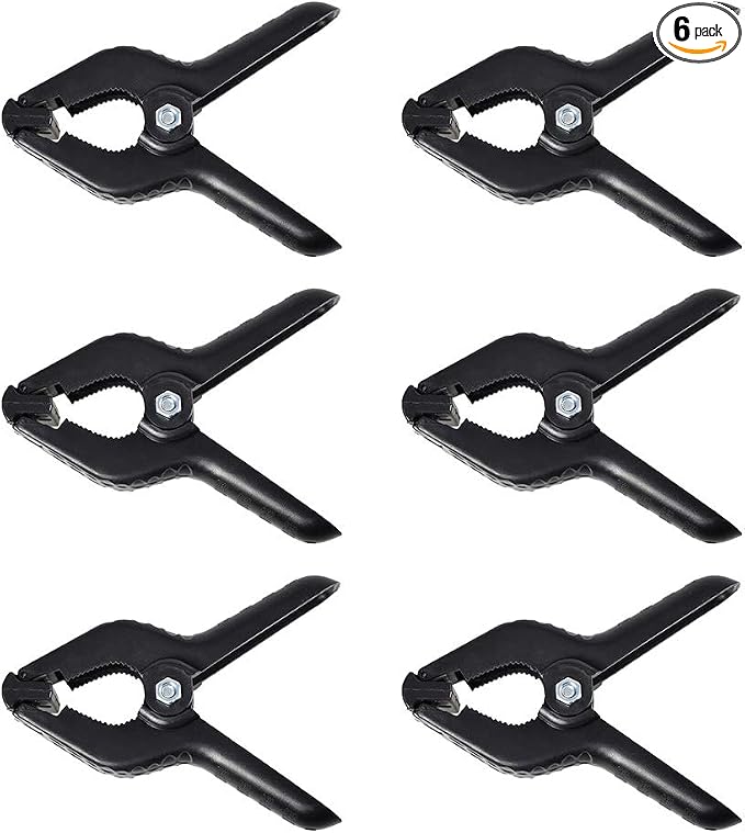 SLOW DOLPHIN Heavy Duty Spring Clamps Clip 4.5 Inch by SLOWDOLPHIN