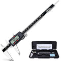 Kynup Digital Caliper, 8 Inch Micrometer Caliper Tool, Vernier Caliper with Stainless Steel Body, Large LCD Screen, Auto - Off Feature, Inch Metric Fraction Conversion (200mm)