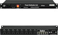 1U PDU Rack Mount Power Surge Protection, 8 NEMA 5-15R Outlets & 5-Port Gigabit Ethernet Switch, 100-250V 15A 3600 Joules, w/10KA SPD Lightning & 6ft Cord, ETL Listed