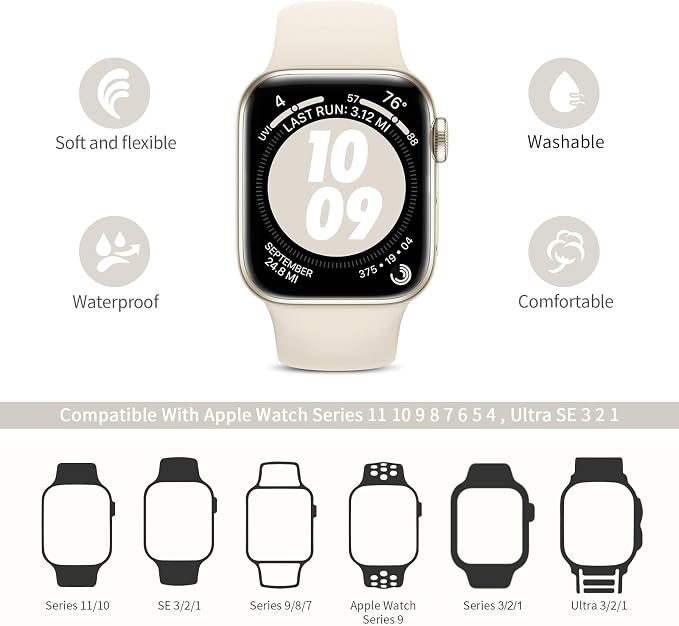 6 Pack Sport Bands Compatible - Image 2