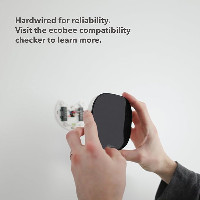 ecobee Smart Thermostat Enhanced - Programmable Wifi Thermostat - Works with Siri, Alexa, Google Assistant - Energy Star Certified - Smart Home