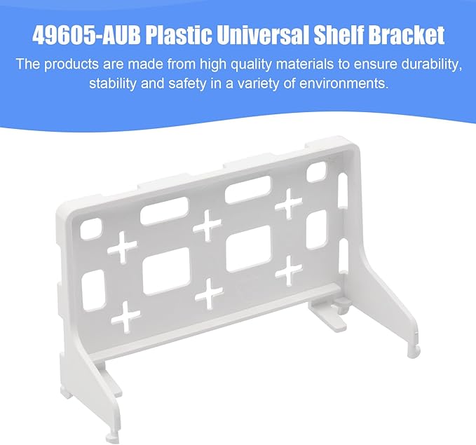 2PCS 49605-aub Structured Media Panel Accessories Enclosure Universal Shelf Mounting Bracket for Leviton Media Panel -That Supports 20lbs of Weight - White