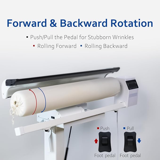 Rotary Roller Steam Press Iron, automatic ironing machine, Continuous Steam for Commercial Home Use. For Bed Sheet,Pillowslip, rotary garment iron, (New Machine)