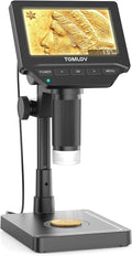 TOMLOV DM4W Microscope with Weighing Scale: 4.3" Digital Coin Microscope with by TOMLOV-MoreThanAMicroscope