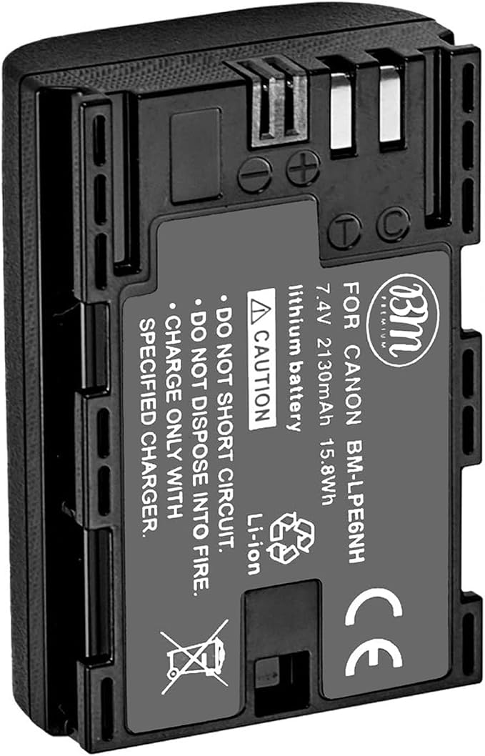 BM Premium LP-E6NH High Capacity Battery by BMPremium