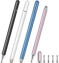 Stylus Pens for Touch Screens, 4 Pcs High Precision Disc Stylus with Magnetic Cap, 2 in 1 Stylus Pen Compatible with iPhone, iPad Pro, Mini, Air and Samsung Tablets