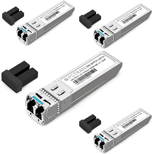 OPSTRAN 10GBASE-LR SFP+ Optical Transceiver Module Compatible with Mikrotik S+31DLC10D 1310nm 10km DOM Duplex LC SMF 4 Pack