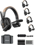 Accsoon Como SE Wireless Headset Intercom System 5-Person Full Duplex 1312ft Team Communication Group Talk, 30+Hour Battery Life