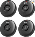 RUIKORING Water Leak Detectors for Home 4 Pcak, 120dB Adjustable Loud Alert by RUIKORING