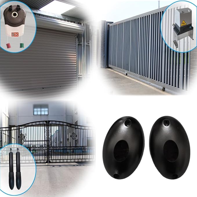Safety Photocell Infrared Beam Sensor Photoelectric Motion Detector for Roller Door Opener Automatic Swing Sliding Gate Openers Garage Door Openers Access Control Security Alarm Systems