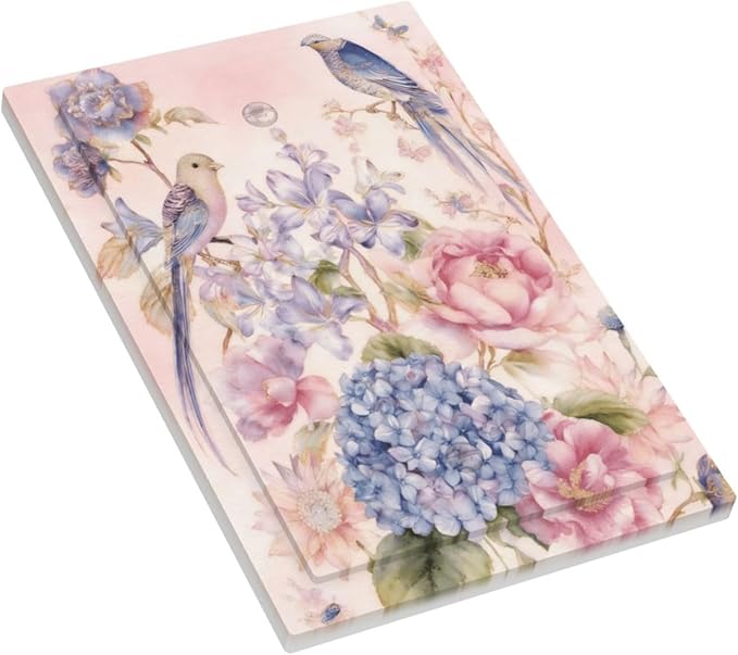 Bvtewkhz Floral Birds Morris No Device Single Blank Decorative Outlet Covers Light Switch Plate Electrical Receptacle Switchplate For Bathroom Kitchen Bedroom