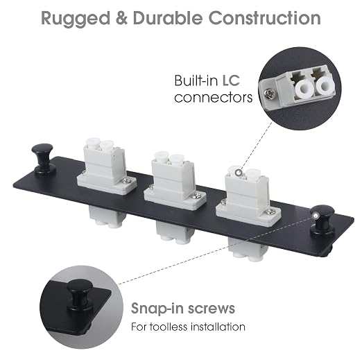 3 Duplex LC/MM Fiber Patch Panel - Image 6