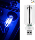 USB Ambient Light, RGB LED USB Light for Car, Office and Desk, 2 Pack – VISB