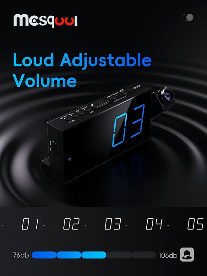Mesqool Projection Alarm Clock - Image 6