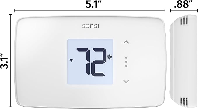 Sensi Lite Smart Thermostat, Programmable, Easy DIY, Works - Image 4