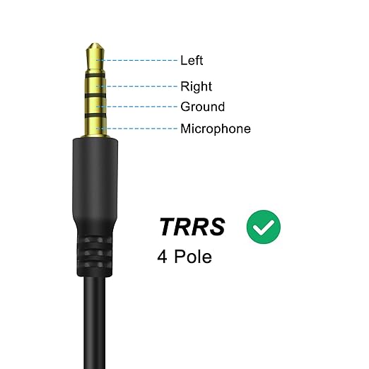 MEIRIYFA 3.5mm Splitter Cable 1 to 6 Ways,1/8 inch 4-Pole/3-Rings TRRS 1 Male to 6 Female Audio Stereo Splitter Extension Cable 3.5mm Audio 1 Input 6 Output Headphone Headset Extender Cord （30CM）
