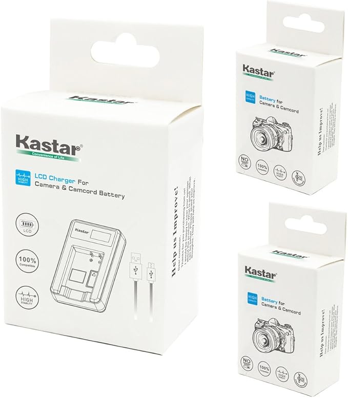 Kastar Battery & LCD Slim USB Charger - Image 4
