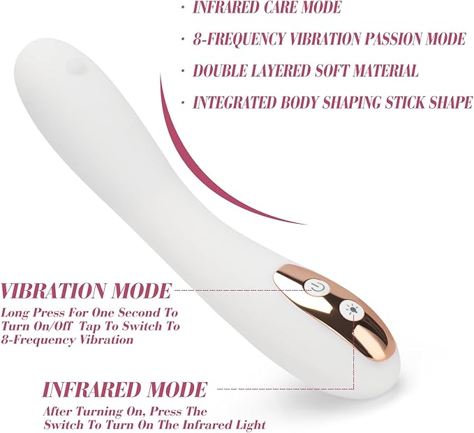 Female Personal Health Care Device, Red Light Therapy Device for Women, Red Light Therapy Wand for Muscle Strength Trainning