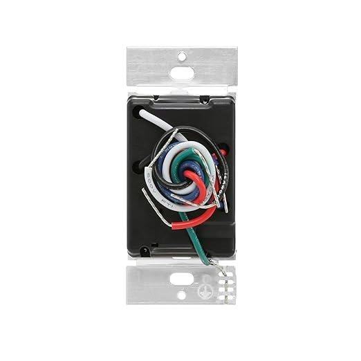 Lutron Claro Smart Light Switch for Caseta Lighting, for LED Lights, Fans, 5 Amp, Single-Pole/3-Way, Neutral Required, DVRF-5NS-LA, Light Almond