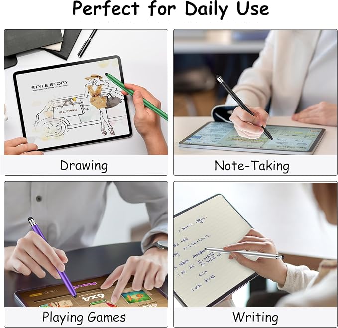 Stylus for Touch Screens, Digiroot 4-Pack Stylus Pens High Sensitivity & - Image 7