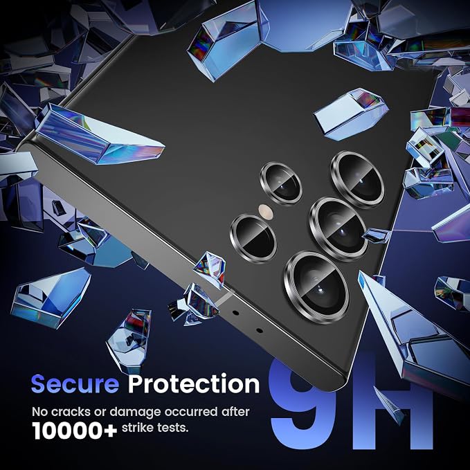 Tensea (3+2PCS for Samsung Galaxy S24 Ultra 5G Camera Lens Protector, 9H - Image 4