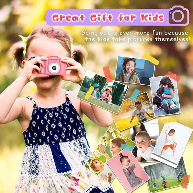 Seckton Upgrade Kids Selfie Camera, Christmas Birthday Gifts - Image 4