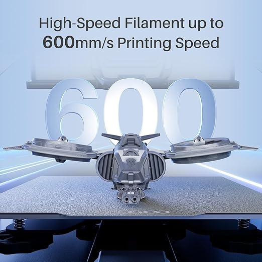 ELEGOO Rapid PLA Plus Filament 1.75mm Silver 1KG, PLA+ 3D Printer Filament for 600 mm/s High Speed Printing, Dimensional Accuracy +/- 0.02 mm, 1kg Cardboard Spool(2.2lbs)