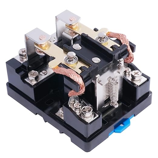 TWTADE/JQX-62F-2Z Coil Voltage AC 24V 80A DPDT Electronmagnetic Relay,High Power Relay (AC 24V)