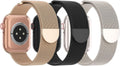 3 Pack Mesh Metal Band Compatible by Steezrd