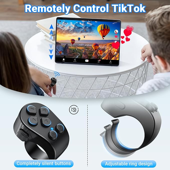 TikTok Scrolling Ring Remote Control, Page Turner - Image 3