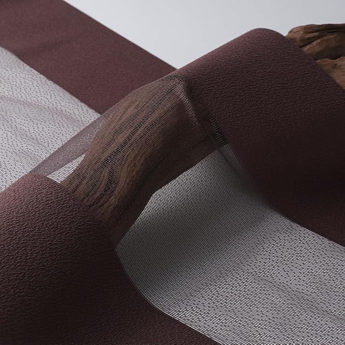 Blindify Motorized Sheer Vertical Blinds with Remote, Light Filtering Smart Vertical Blinds Work with Alex Google Home, Horizontal Blinds for Sliding Glass Doors, Customize(Misty Brown)