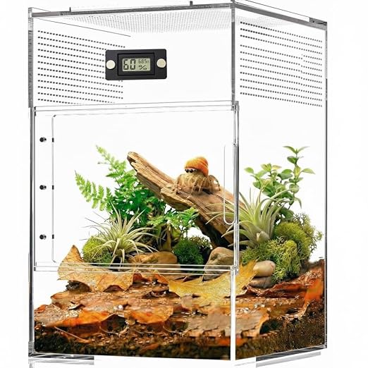 2 Pcs Magnetic Jumping Spider Enclosure Thermometer and Humidity Gauge - Image 3