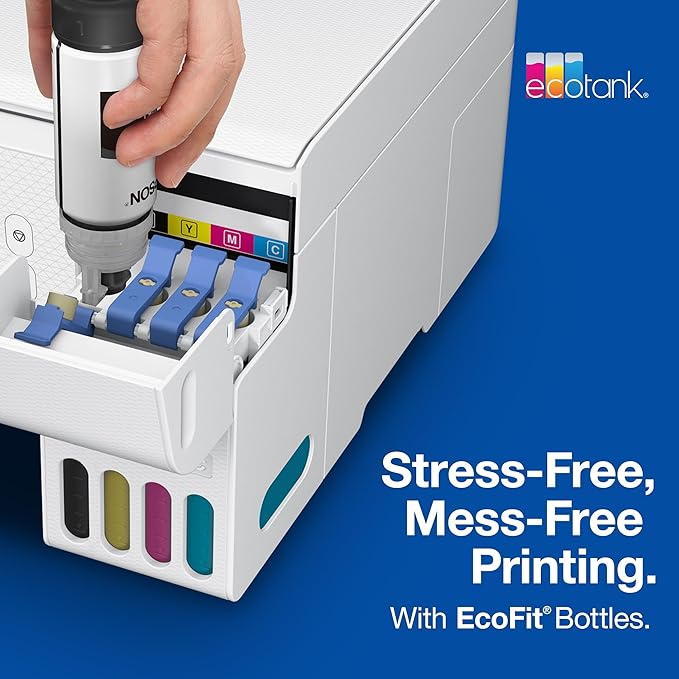 EPSON 502 EcoTank Ink Ultra-high Capacity Bottle Magenta Works with ET-2750, 2760, 2850, 3750, 3760, 3850, 4850, and Other Select Models