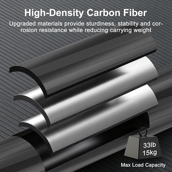 Tripod Extension Rod, Carbon Fiber Tripod Extension Pole - Image 4