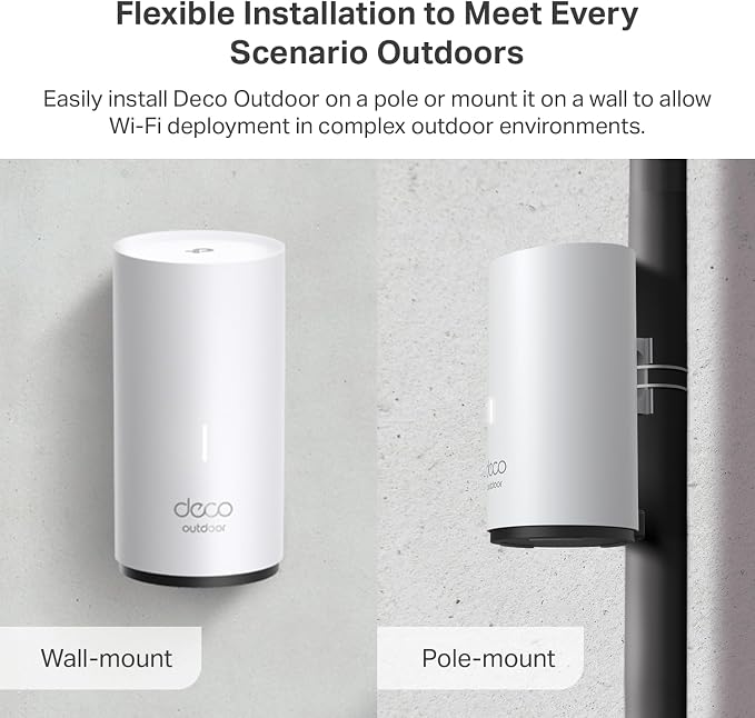 TP-Link Deco Outdoor WiFi – AX3000 Dual Band WiFi 6, Dual Gigabit Ports - Image 4