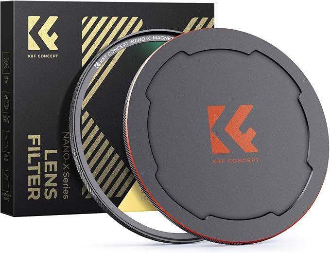 K&F CONCEPT 52mm Magnetic MC UV Lens Protection Filter + Lens Filter Cap by KFCONCEPT