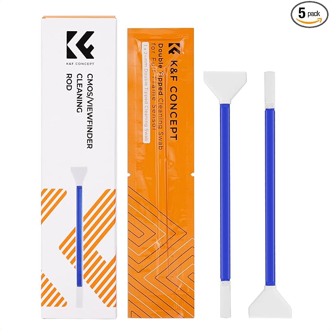 K&F Concept 2-1 24mm Full Frame Sensor Cleaning Swab & Viewfinder Cleaning Swab by KFCONCEPT