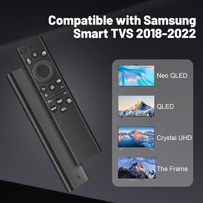 Replacement for Samsung TV Remote,for Samsung tv Remote,Remote Control,Voice Control Compatible with 2022 BN59-01385A,for Most 2018 to 2022 Smasung Crystal UHD QLED The Frame QLED 4K 8K Smart TVs