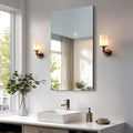 CILIBER Frameless Mirror, 24x40 Inch Rectangle Bathroom Mirrors for Wall, Upgraded Shatterproof Large Vanity Mirror Over Sink with Polished Edge for Bathroom, Bedroom, Living Room and Entryway