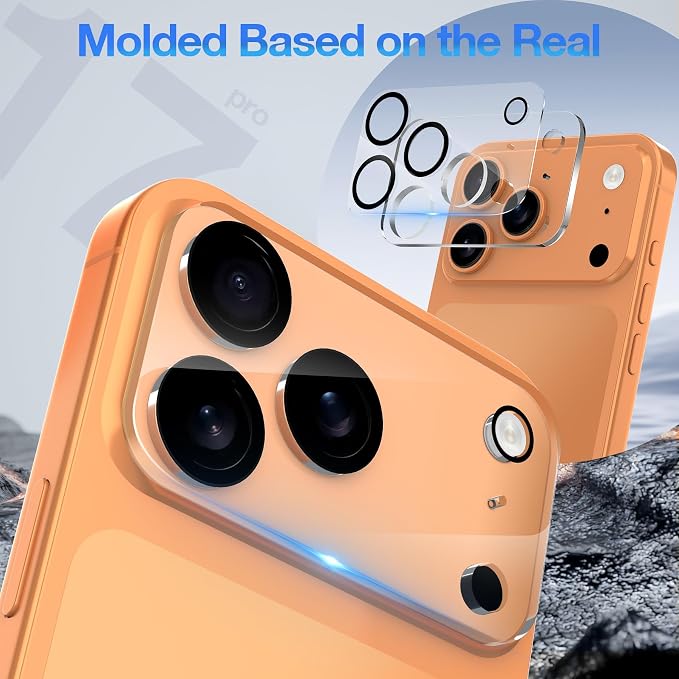 WHPXJY 2025 New Upgrade for 3 pack iPhone 17 Pro Camera Lens Protector-Tempered - Image 5
