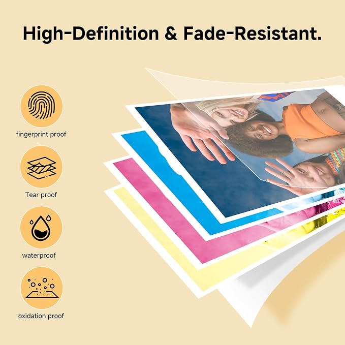 HPRT Z5S Instant Camera & Photo Printer 2-in-1, 3 Pass Dye Sublimation - Image 5